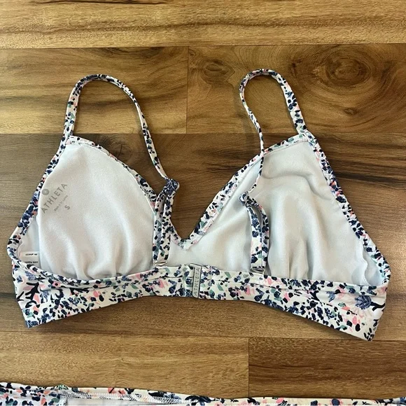 Athleta Floral Two Piece Bikini Size Small and Medium - Picture 6 of 10
